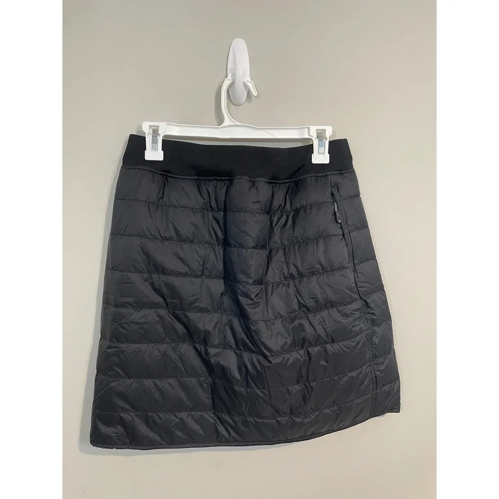 Aventure Women's Fleece Lined Quilted Down Skirt in‎ Black Size Small
